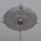 Ekena Millwork Attica PVC Ceiling Medallion (Canopies up to 7 3/4"), 22"OD x 3 1/2"ID x 1"P, Bright Coat Aluminum CMP22ATBAL - alternate 10
